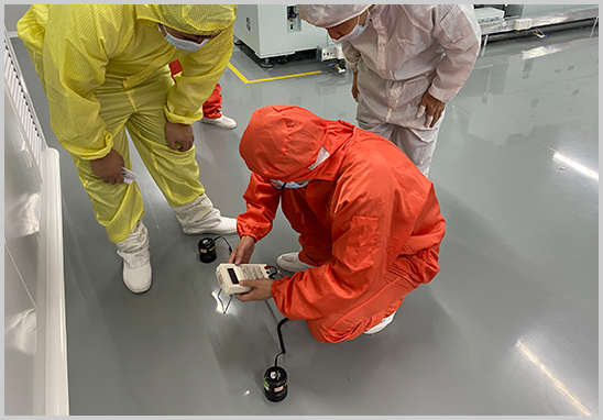 不发火防静电地面检测机构